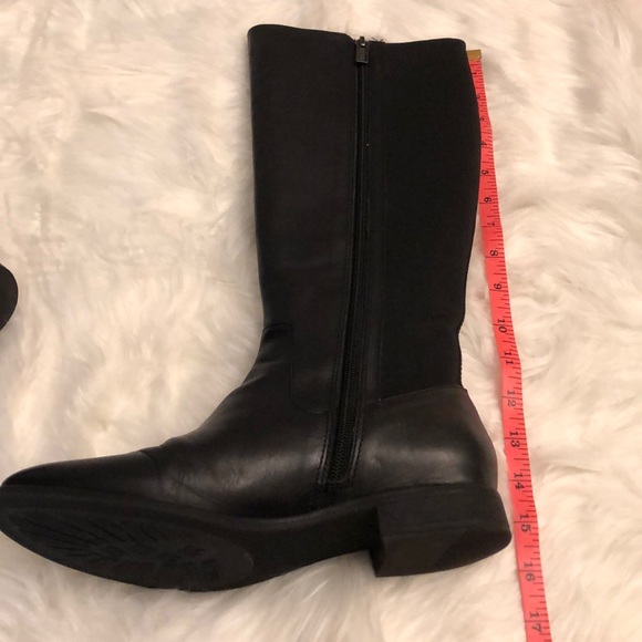 Kenneth Cole Reaction Leather Riding Boots - Black - Picture 9 of 16